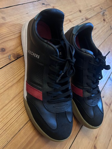 Sketchers trainers black red - trainers,