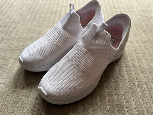 White sketchers slip ins - white,