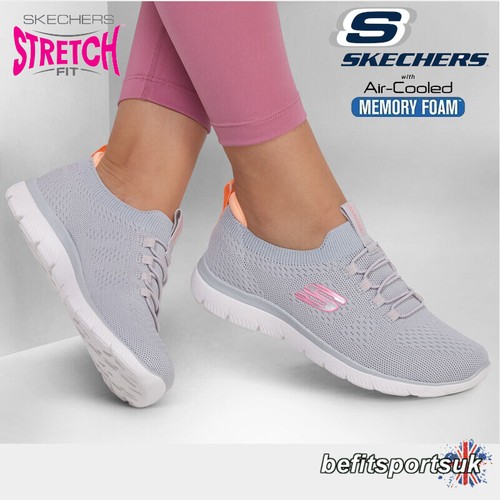 Skechers womens shoes grey - skechers,