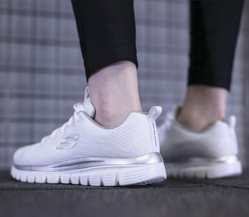 Skechers womens shoes white - shoes,