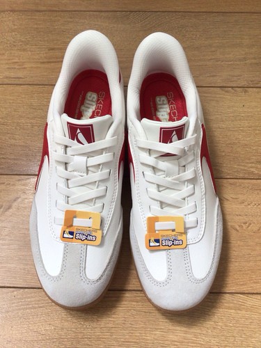 Sketchers white red hotshot - red,