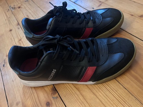 Sketchers trainers black red - 8,