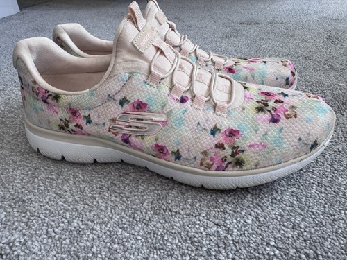 Sketchers memory foam floral