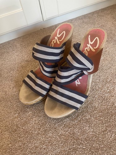 Sketchers wedges navy - wedges,,